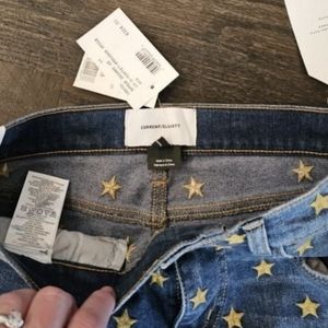 Current / Elliott Skinny Ankle Star Jeans